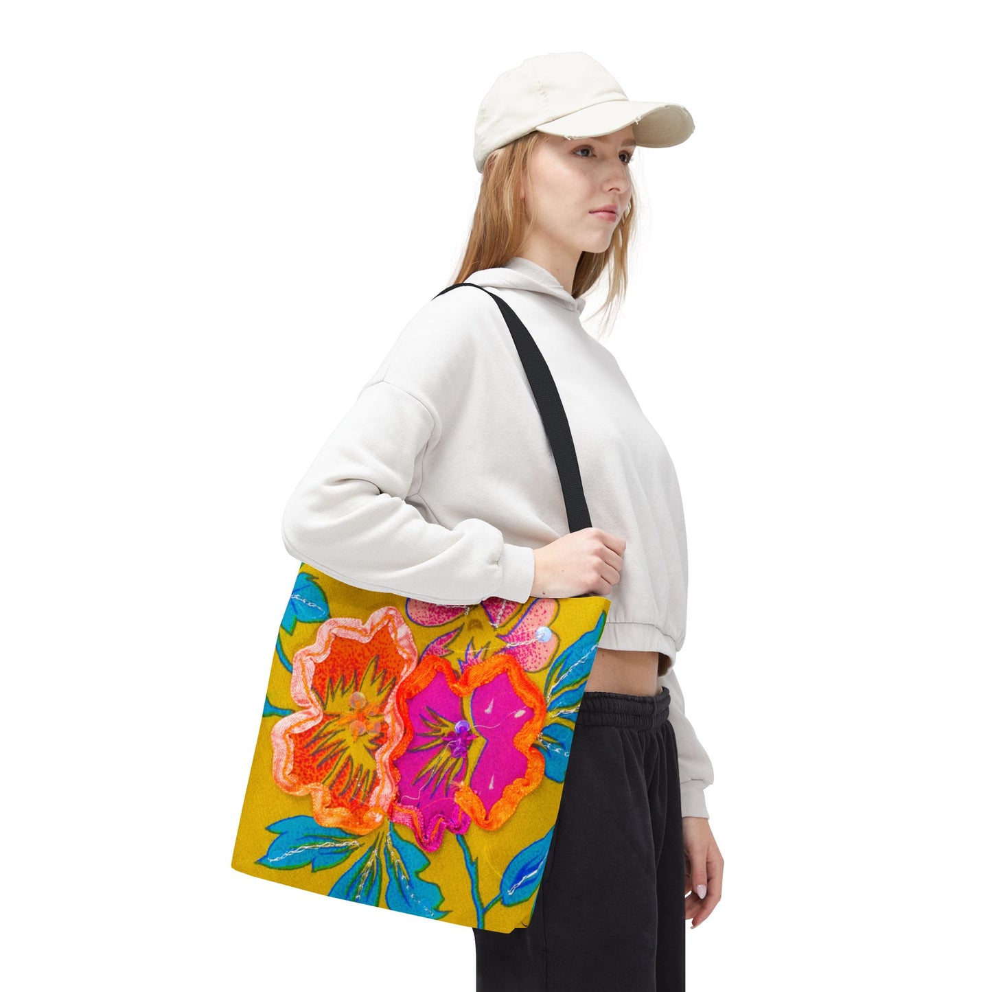 Golden Garden Bloom Tote Bag