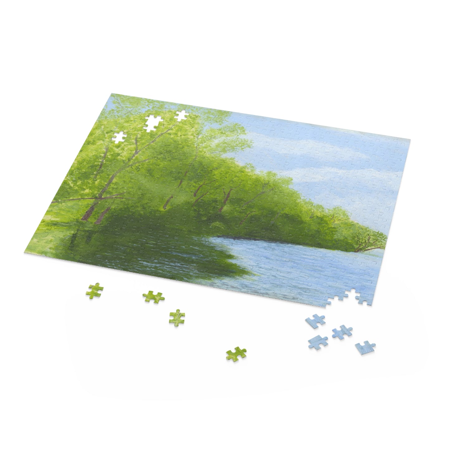 By the River Puzzle | 120, 252, 500-Piece