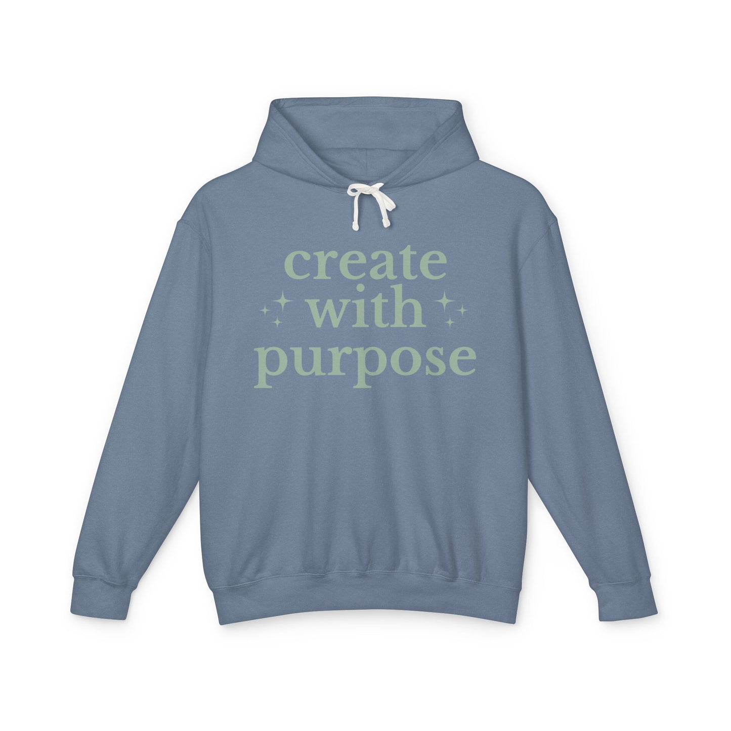 Create With Purpose - Unisex Lightweight Hoodie