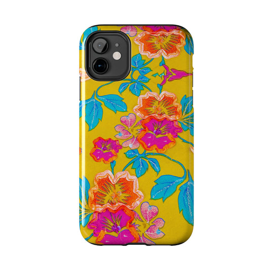 Golden Garden Bloom Tough Phone Cases