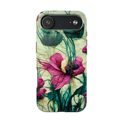 Patty's Plum Oriental Poppy Tough Phone Cases