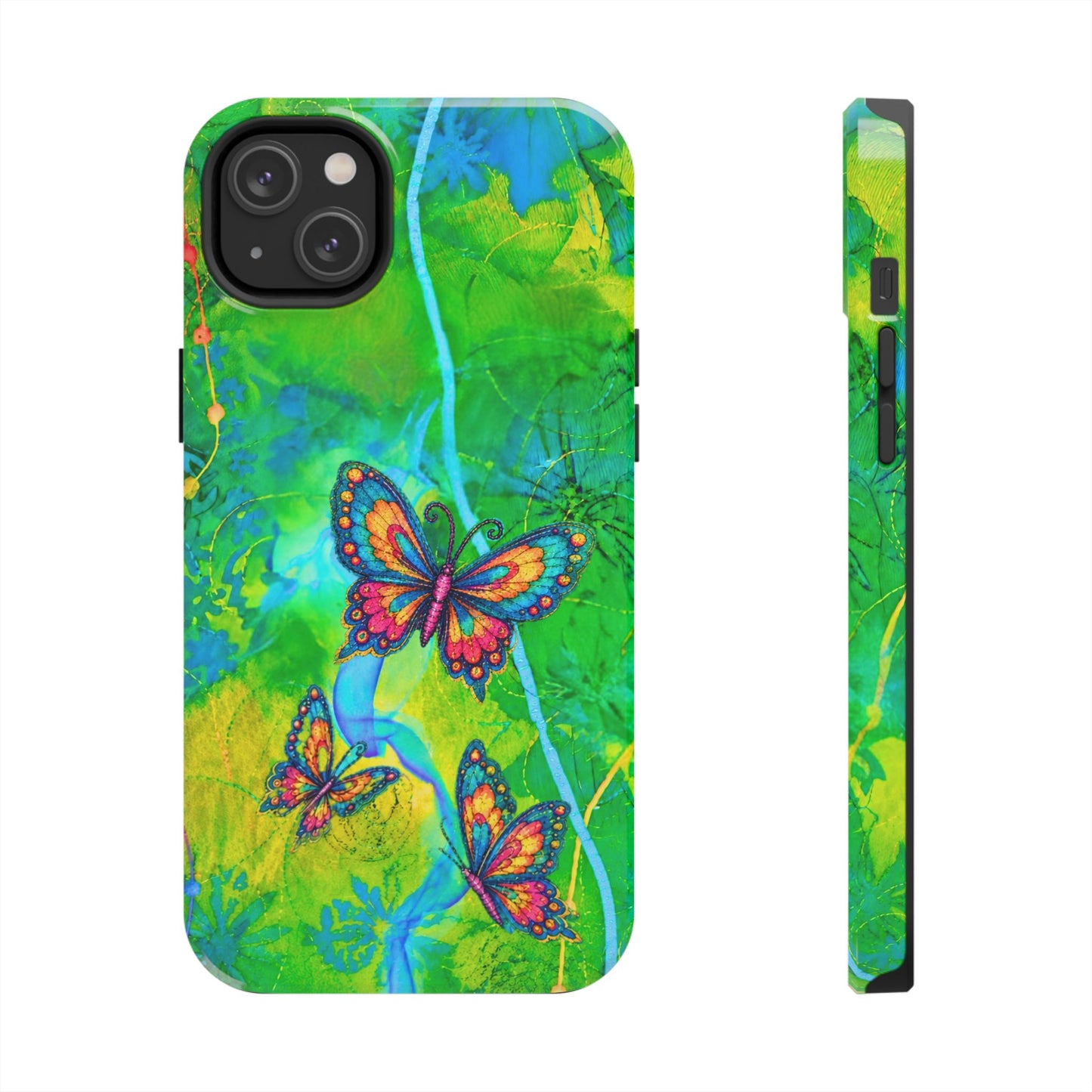 Morning Meditation - Butterfly Garden Tough Phone Case