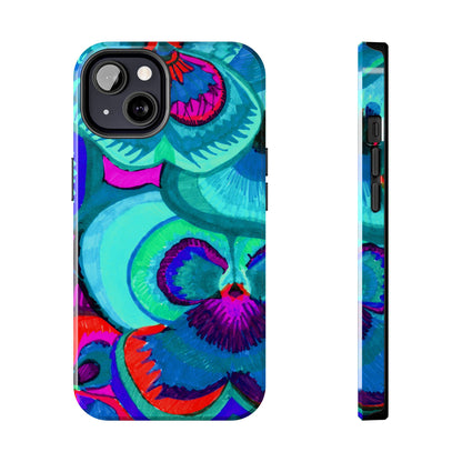 Vibrant Floral Tough Phone Cases