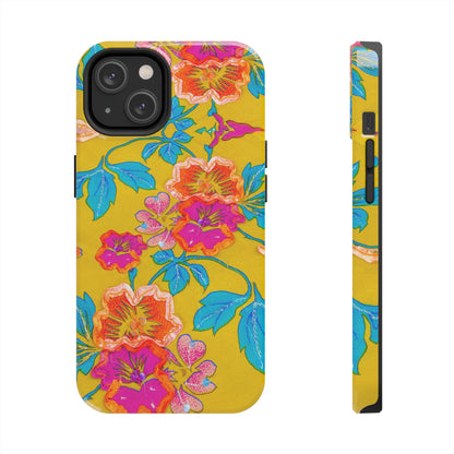 Golden Garden Bloom Tough Phone Cases