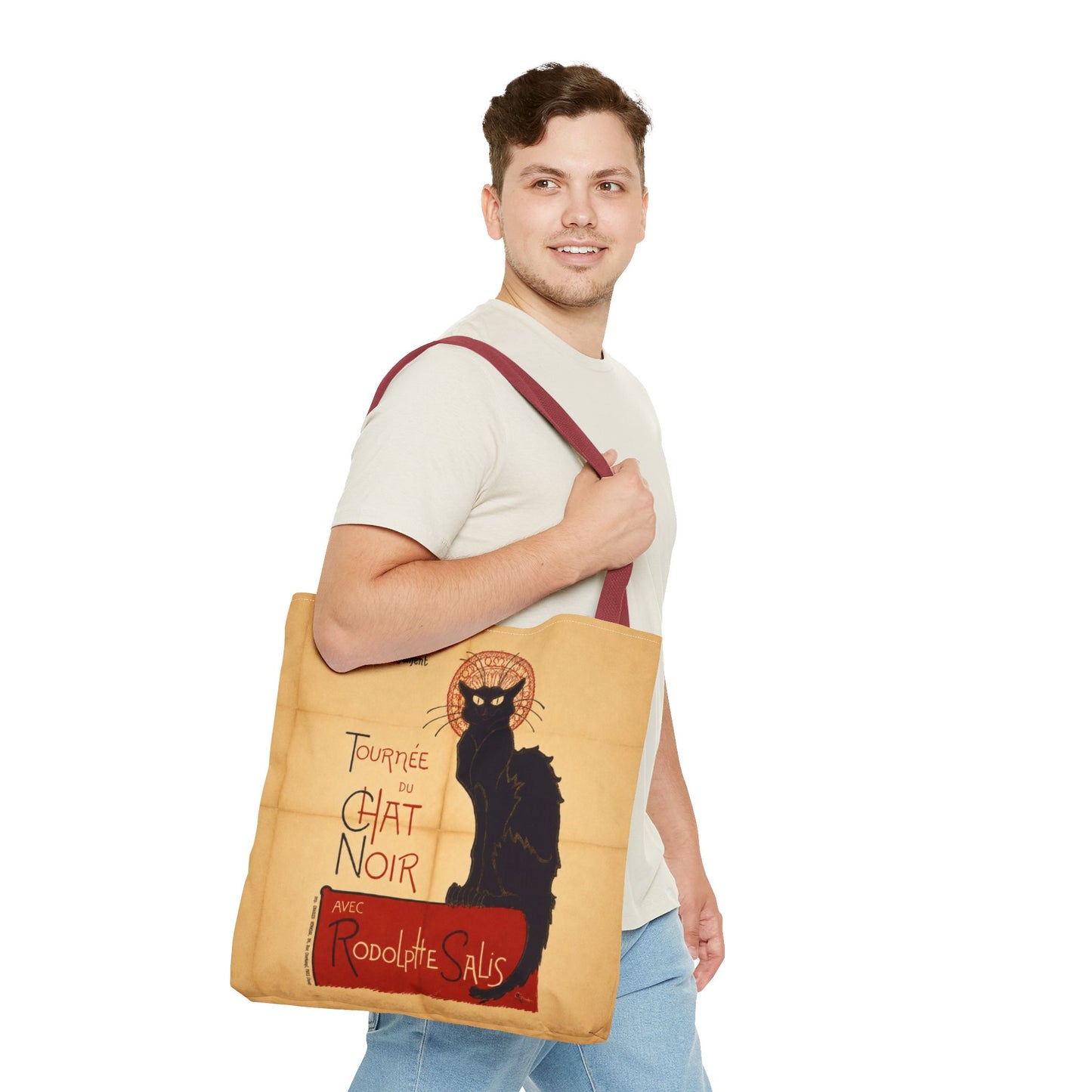 Art Nouveau: The Chat Noir (Black Cat) Tote Bag