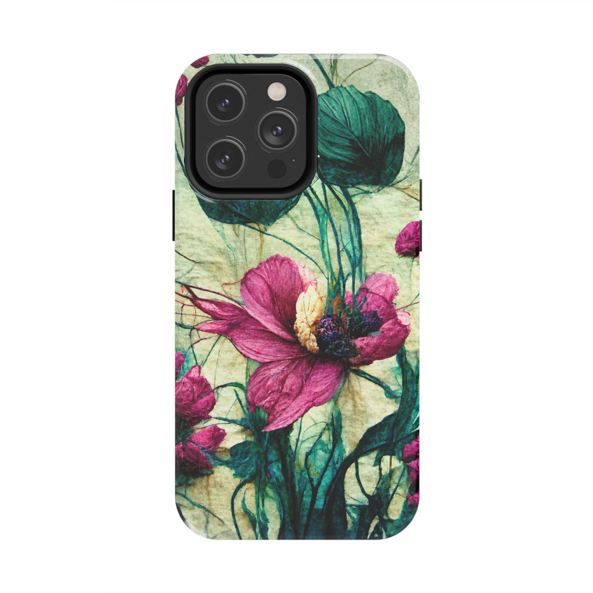 Patty's Plum Oriental Poppy Tough Phone Cases