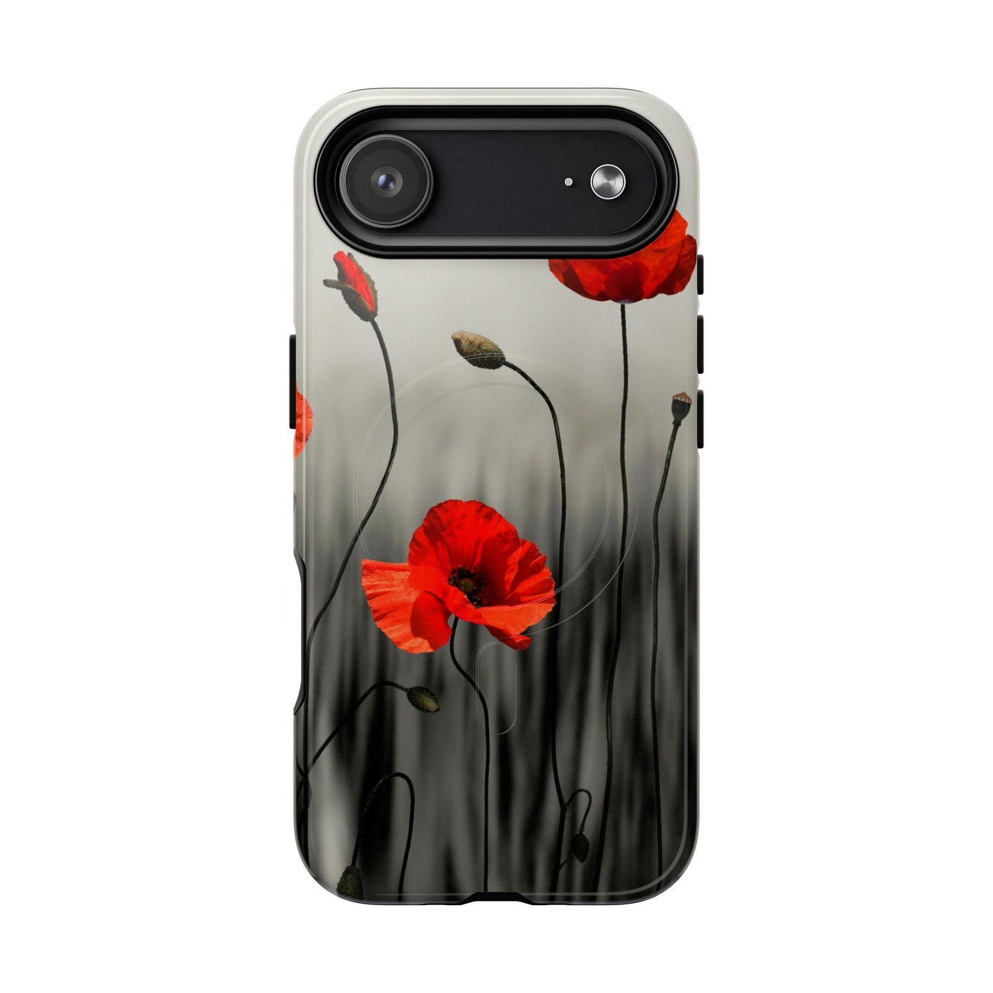 Poppy Modern Art MagSafe Phone Cases