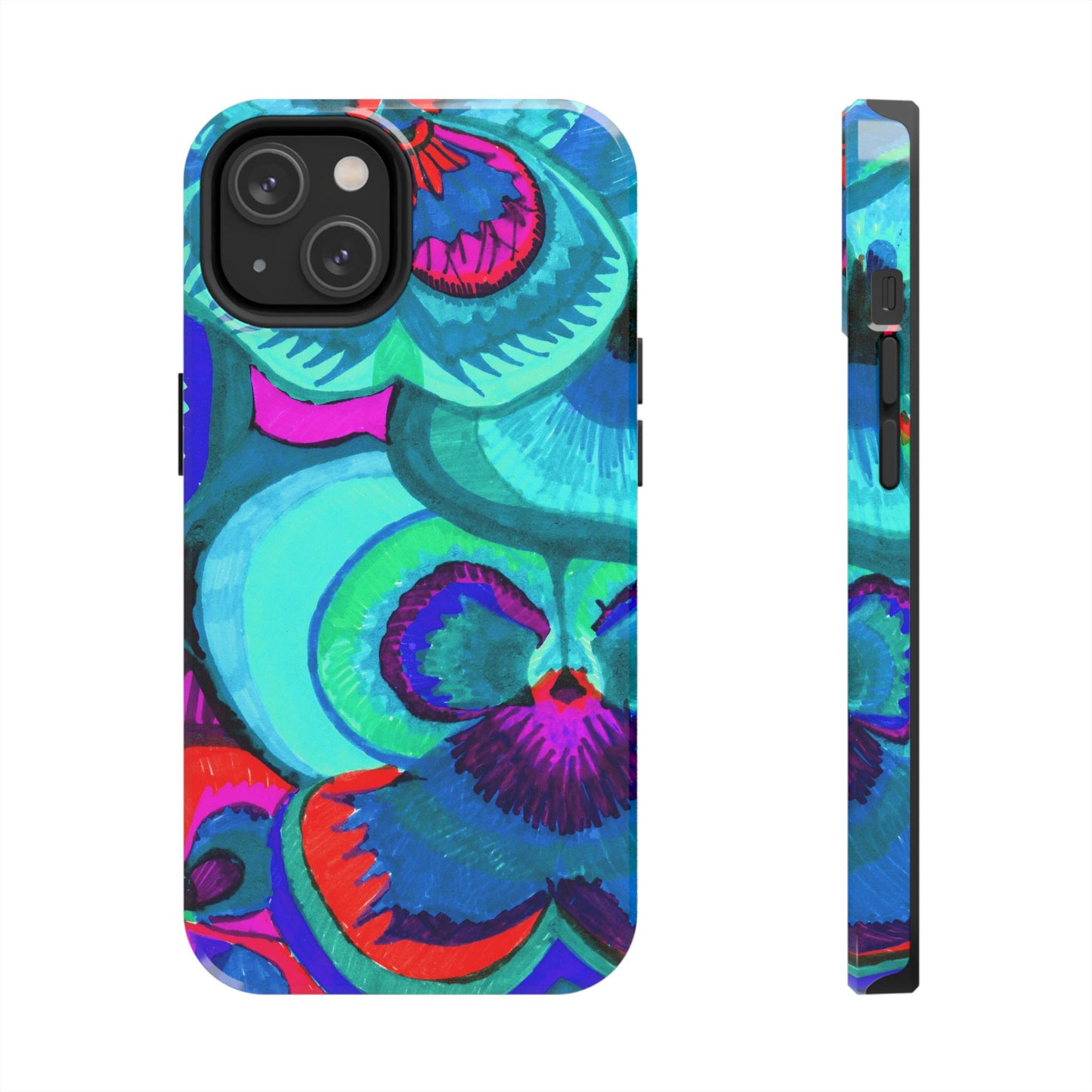 Vibrant Floral Tough Phone Cases