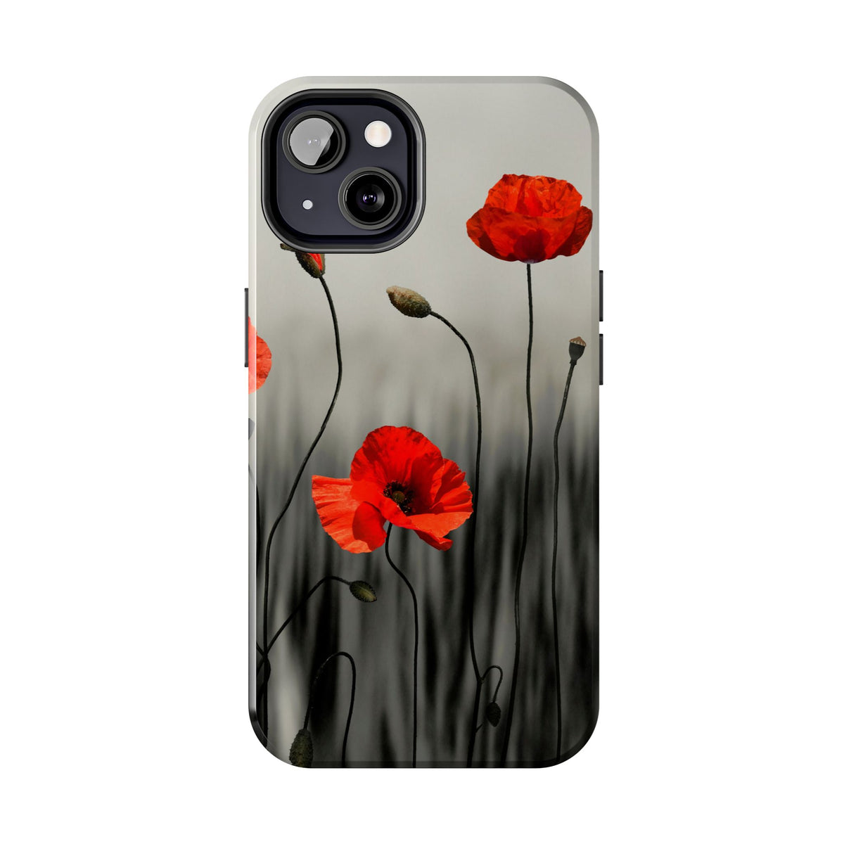 Poppy Modern Art Tough Phone Cases