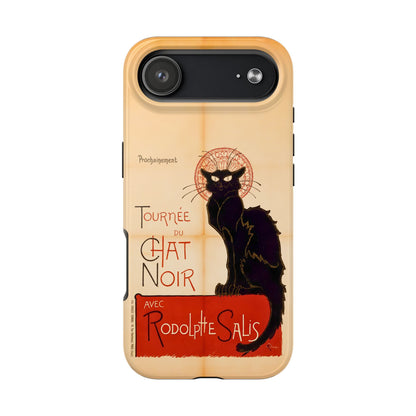 Art Nouveau: The Chat Noir (Black Cat) Tough Phone Cases