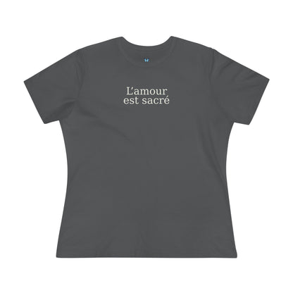 "L'amour est sacré" - Women's Cotton Tee