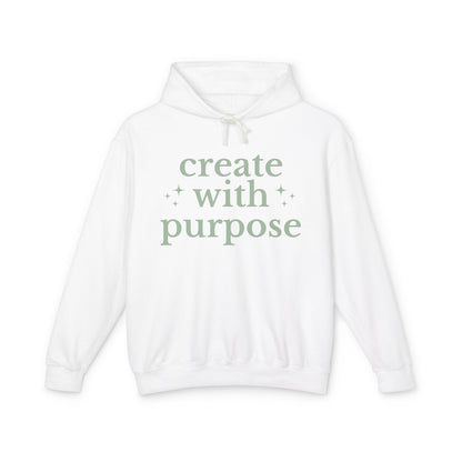 Create With Purpose - Unisex Lightweight Hoodie