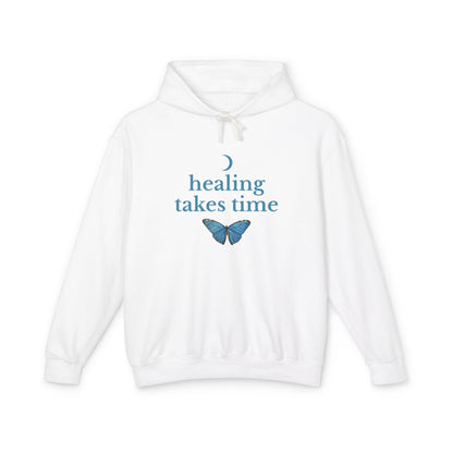Healing Takes Time - Unisex Lightweight Hoodie
