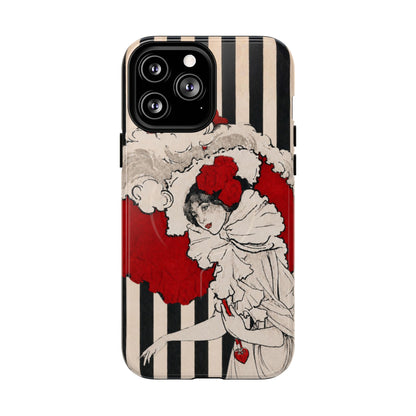 Art Nouveau: Woman in Red Hat MagSafe Phone Cases
