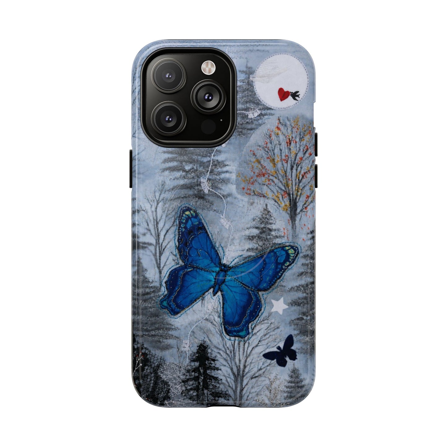 Blue Butterfly MagSafe Phone Cases