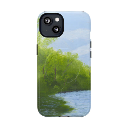 By the River Tough Magnetic Phone Case for iPhone
