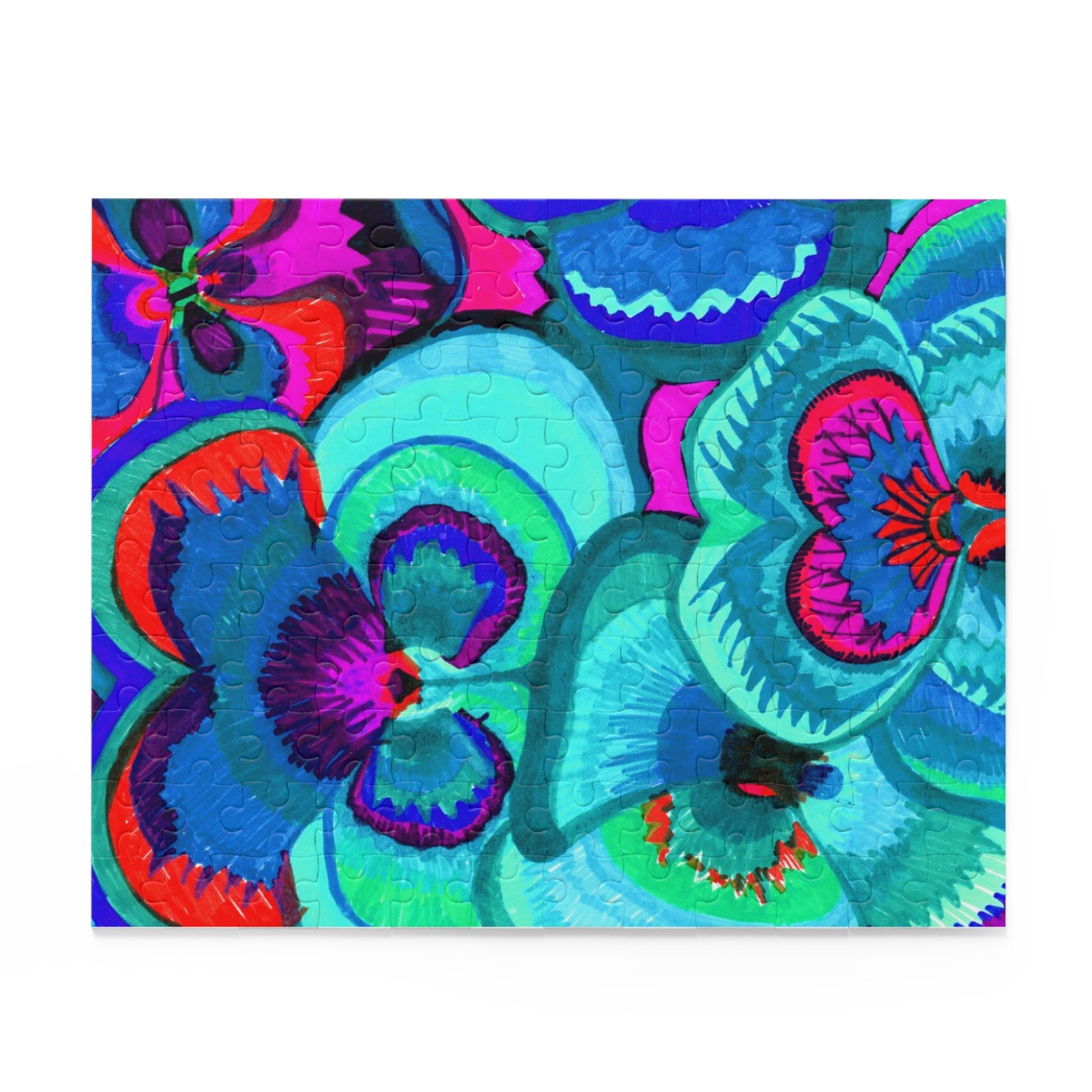 Vibrant Floral Puzzle  | 120, 252, 500-Piece