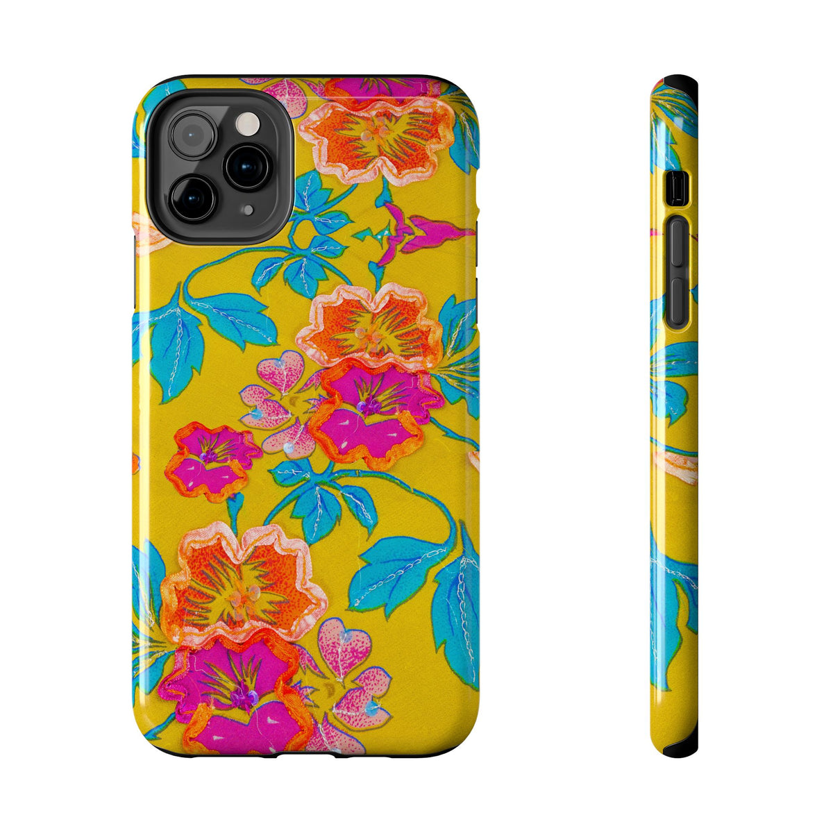 Golden Garden Bloom Tough Phone Cases