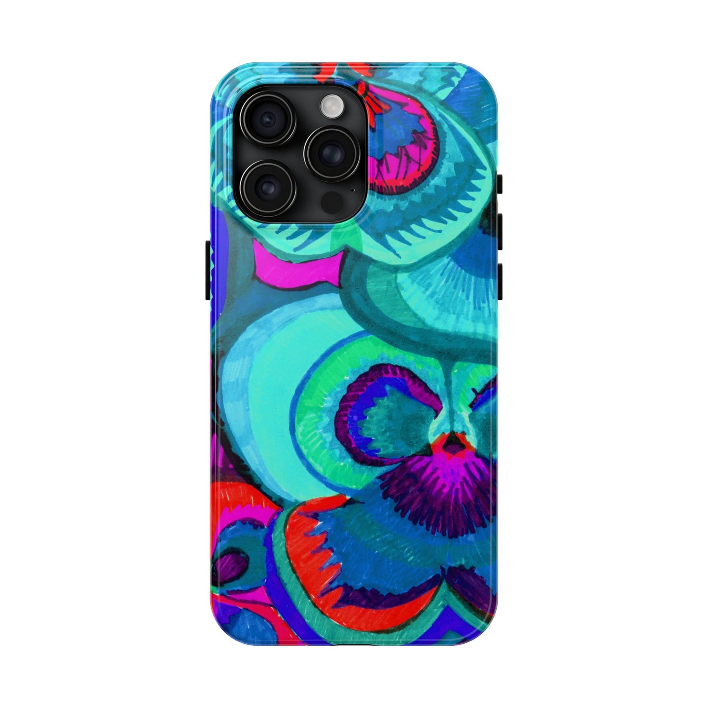 Vibrant Floral Tough Phone Cases