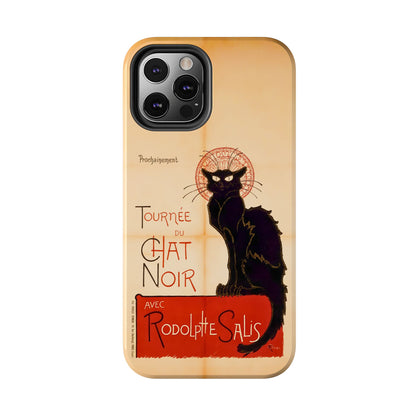 Art Nouveau: The Chat Noir (Black Cat) Tough Phone Cases