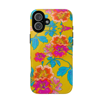 Golden Garden Bloom MagSafe Phone Cases