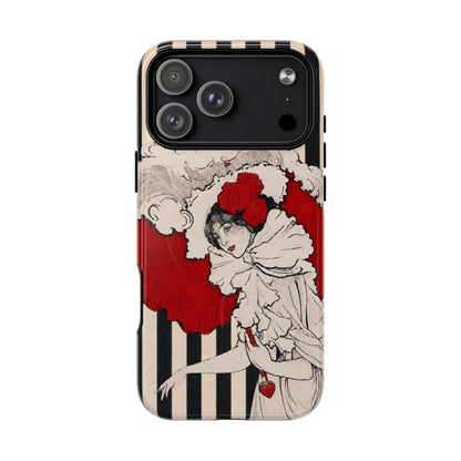 Art Nouveau: Woman in Red Hat MagSafe Phone Cases