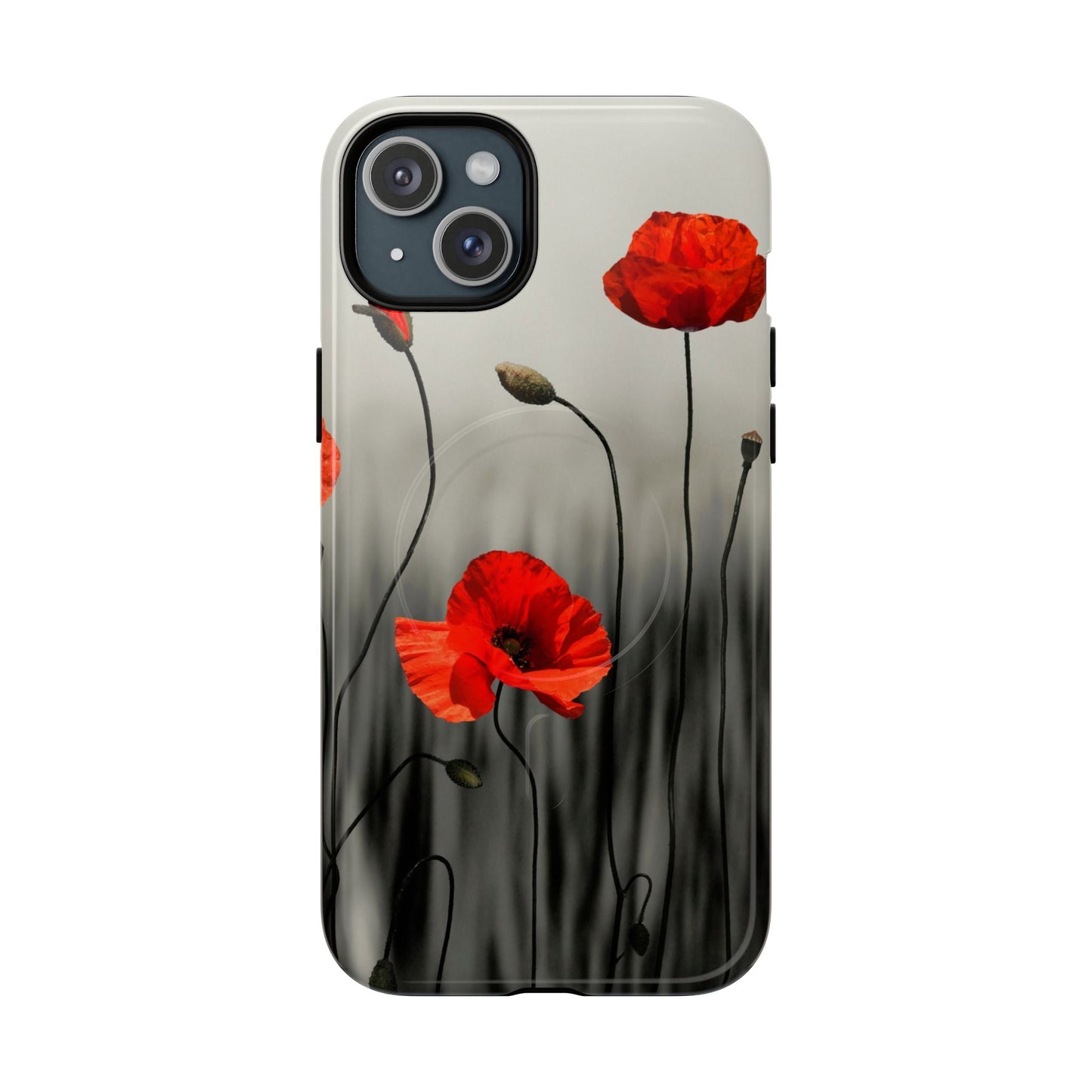 Poppy Modern Art MagSafe Phone Cases