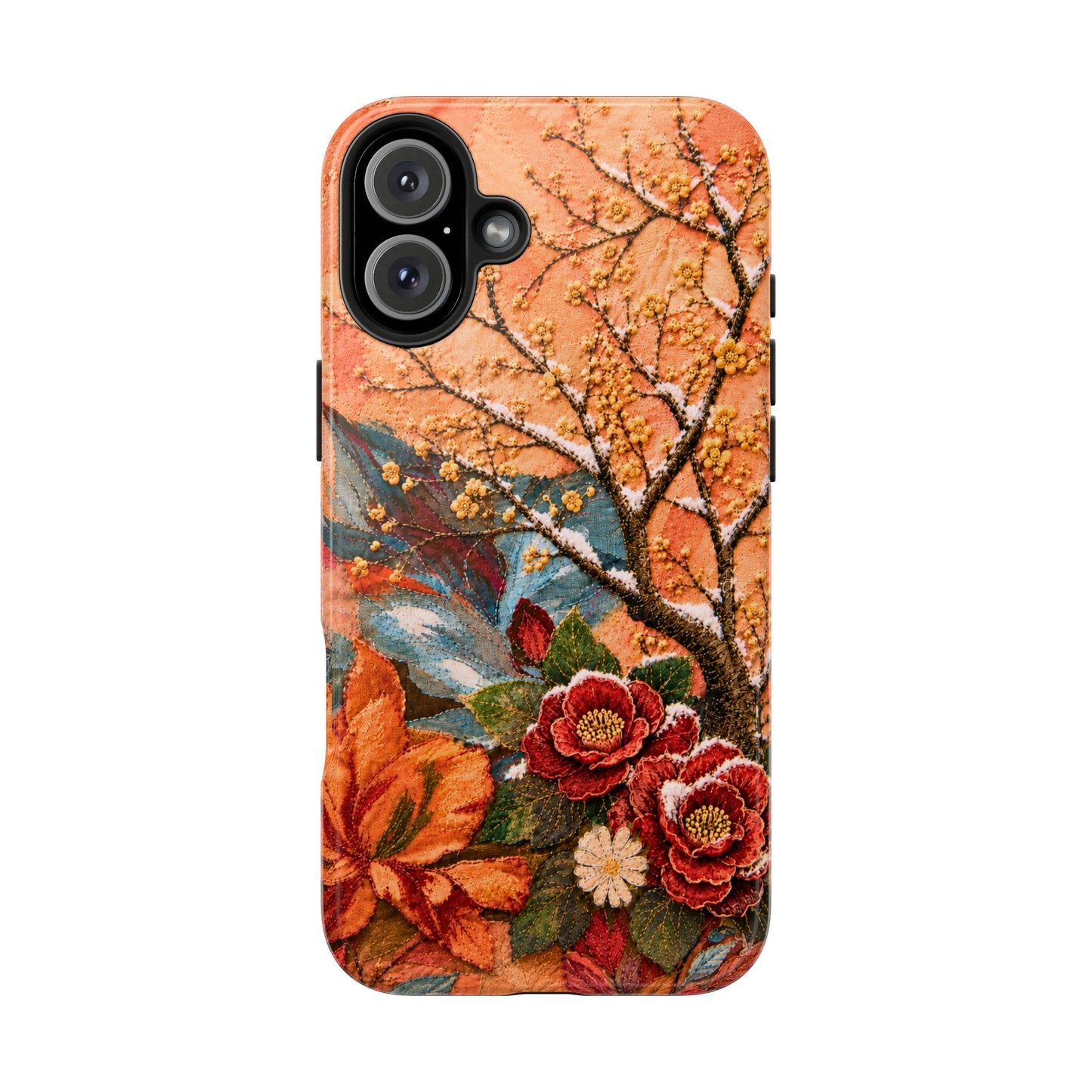 A Flower in Winter - Floral Vintage Tough Phone Case