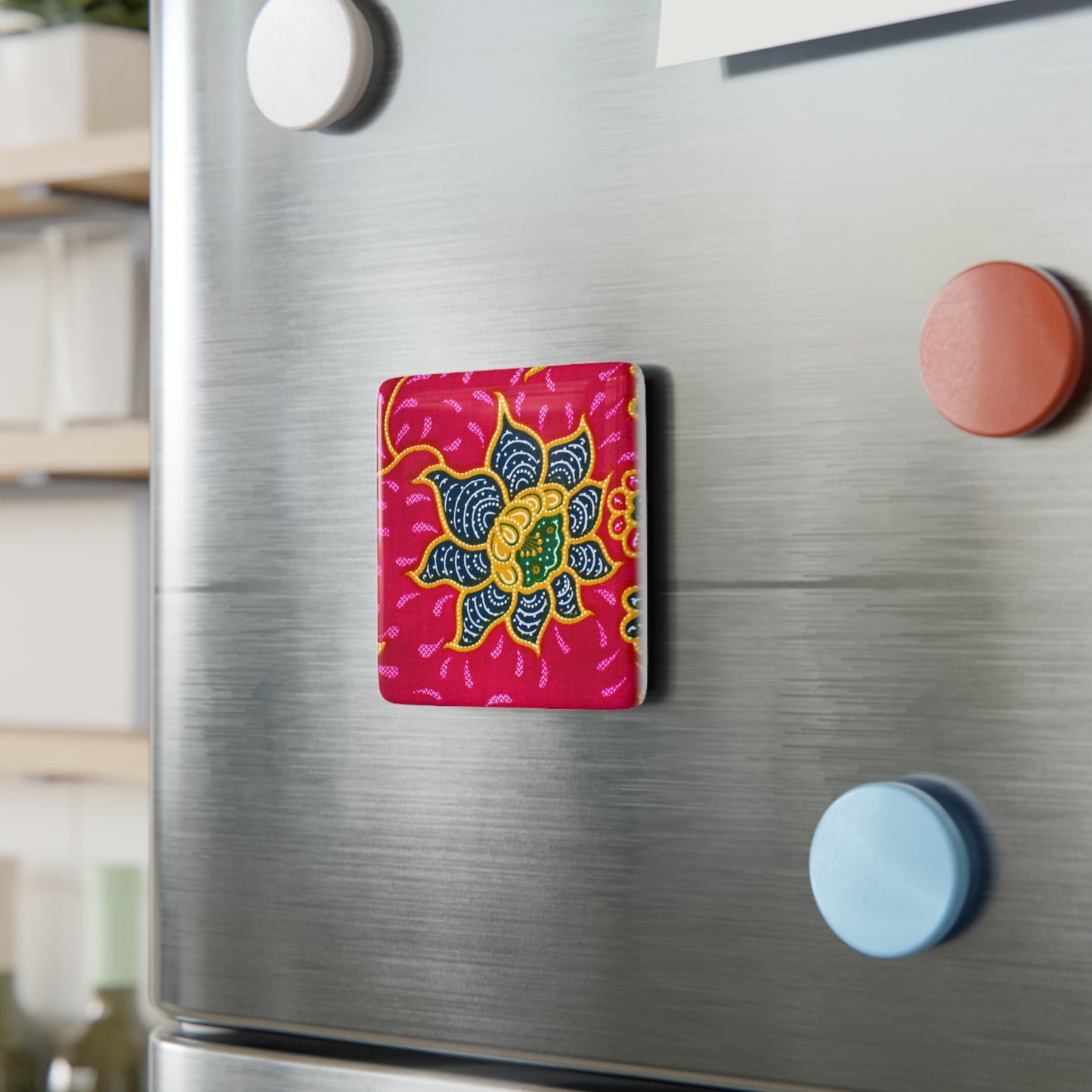 Flower in Winter Porcelain Magnet