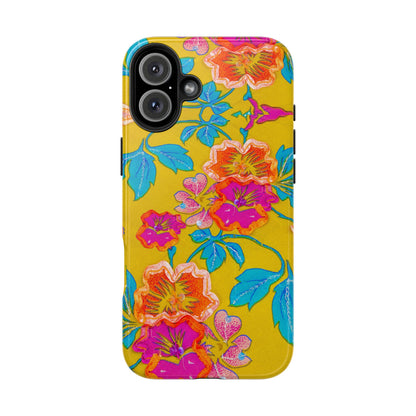 Golden Garden Bloom Tough Phone Cases