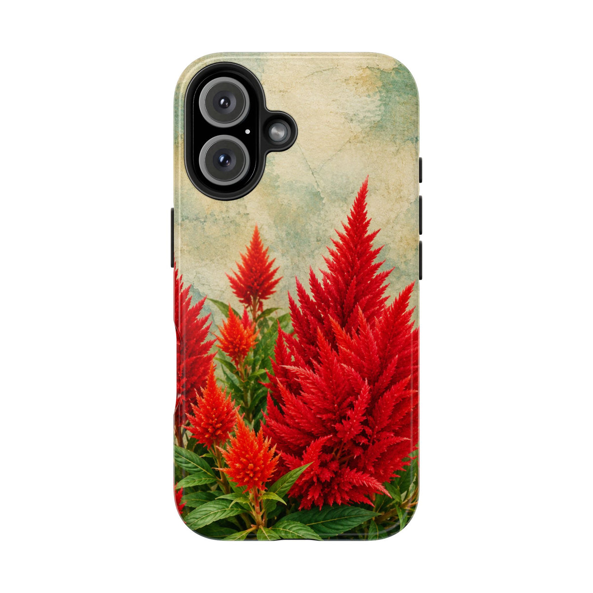 Scarlet Celosia Tough Phone Cases (iPhones & Samsung)