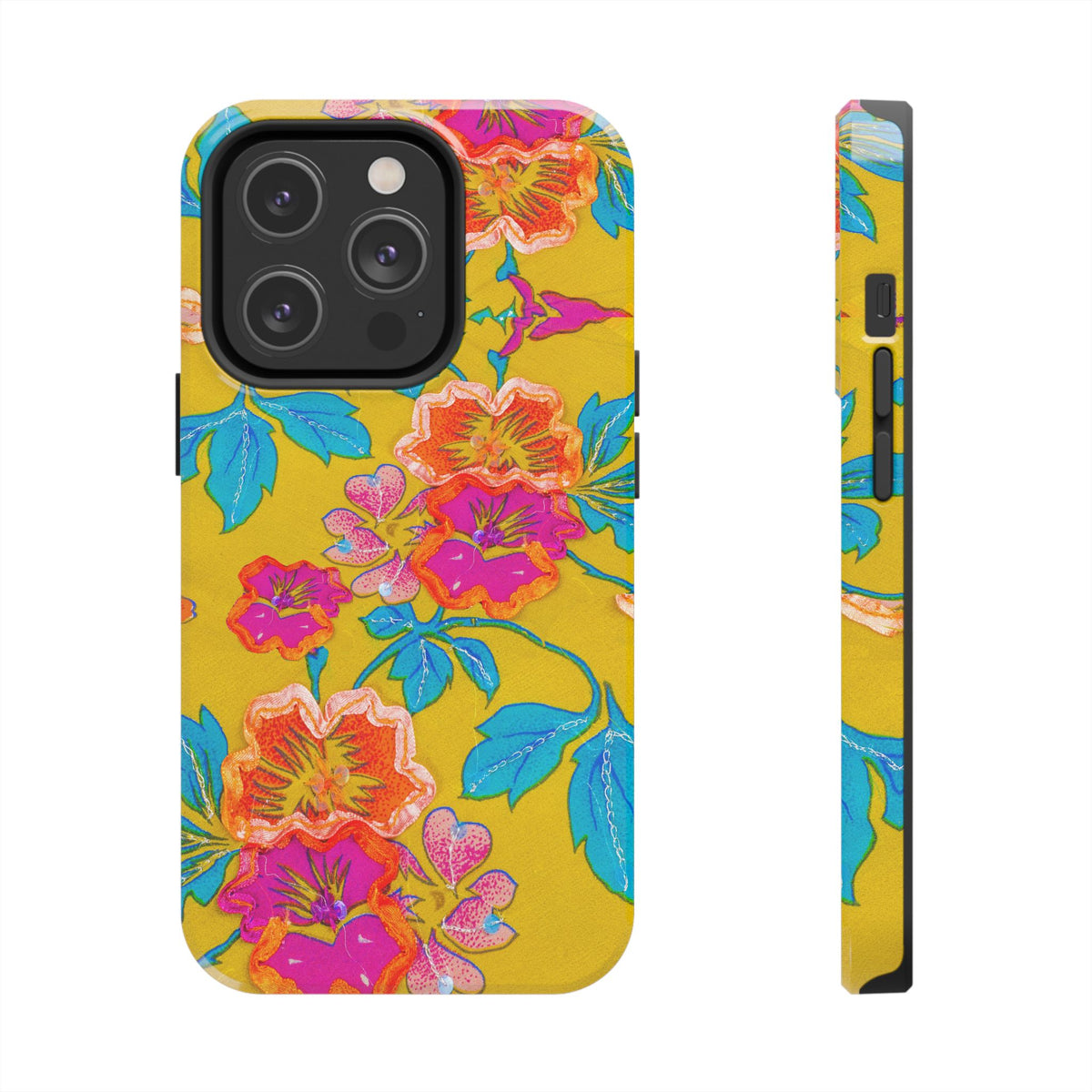Golden Garden Bloom Tough Phone Cases
