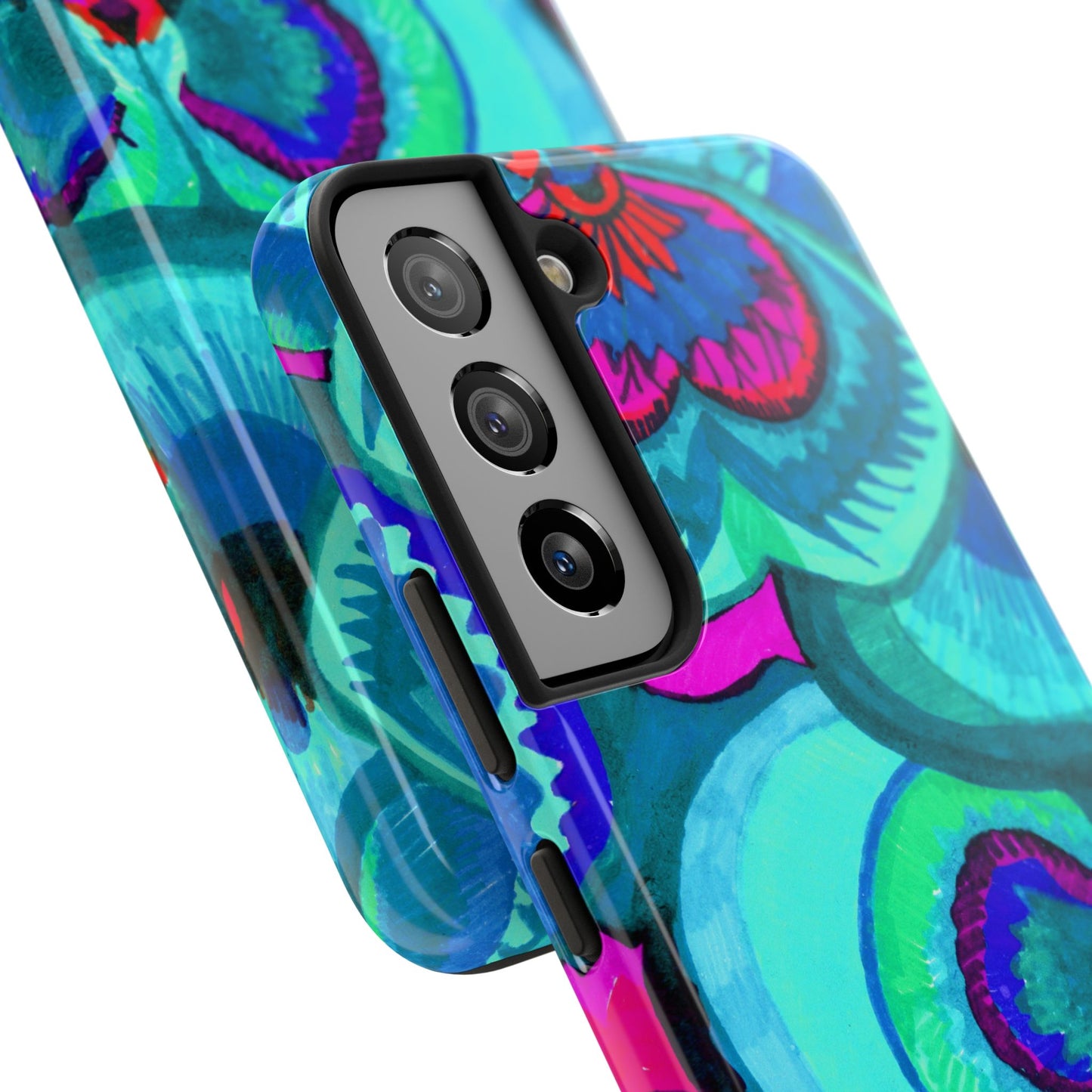 Vibrant Floral Tough Phone Cases