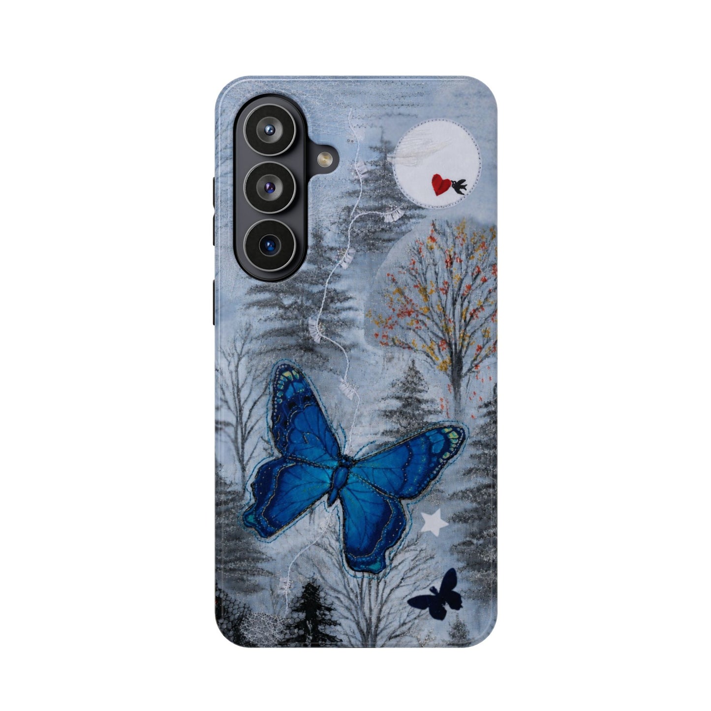 Blue Butterfly Magnetic Phone Case – Samsung Galaxy S26