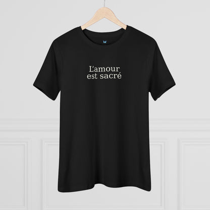 "L'amour est sacré" - Women's Cotton Tee