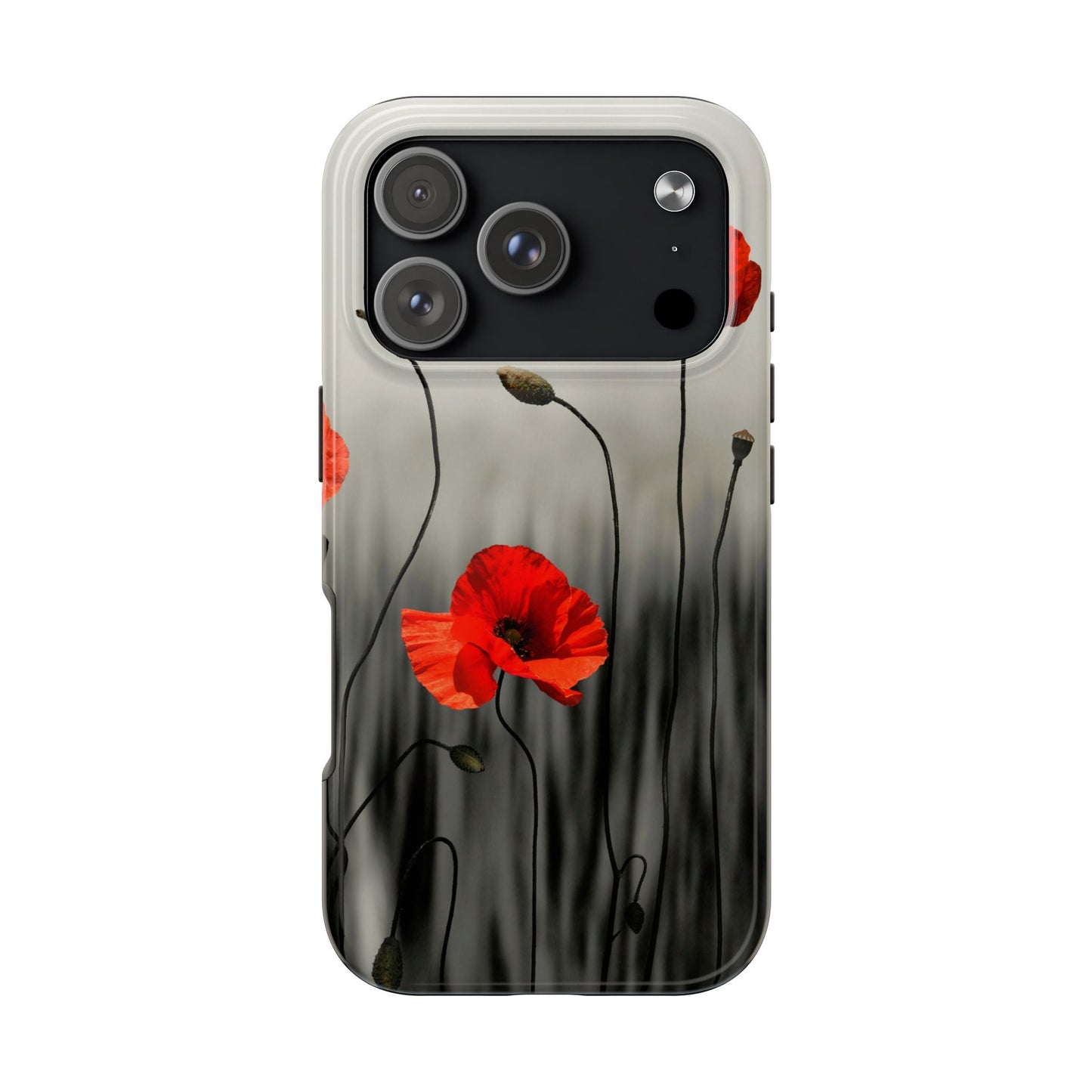 Poppy Modern Art Tough Phone Cases