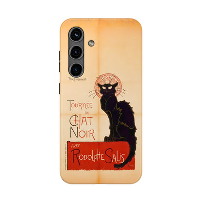 Art Nouveau: The Chat Noir (Black Cat) Tough Phone Cases