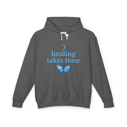 Healing Takes Time - Unisex Lightweight Hoodie