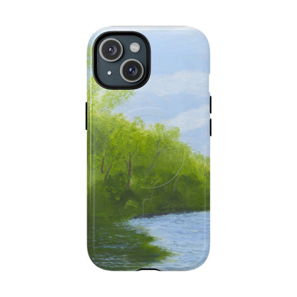 By the River Tough Magnetic Phone Case for iPhone