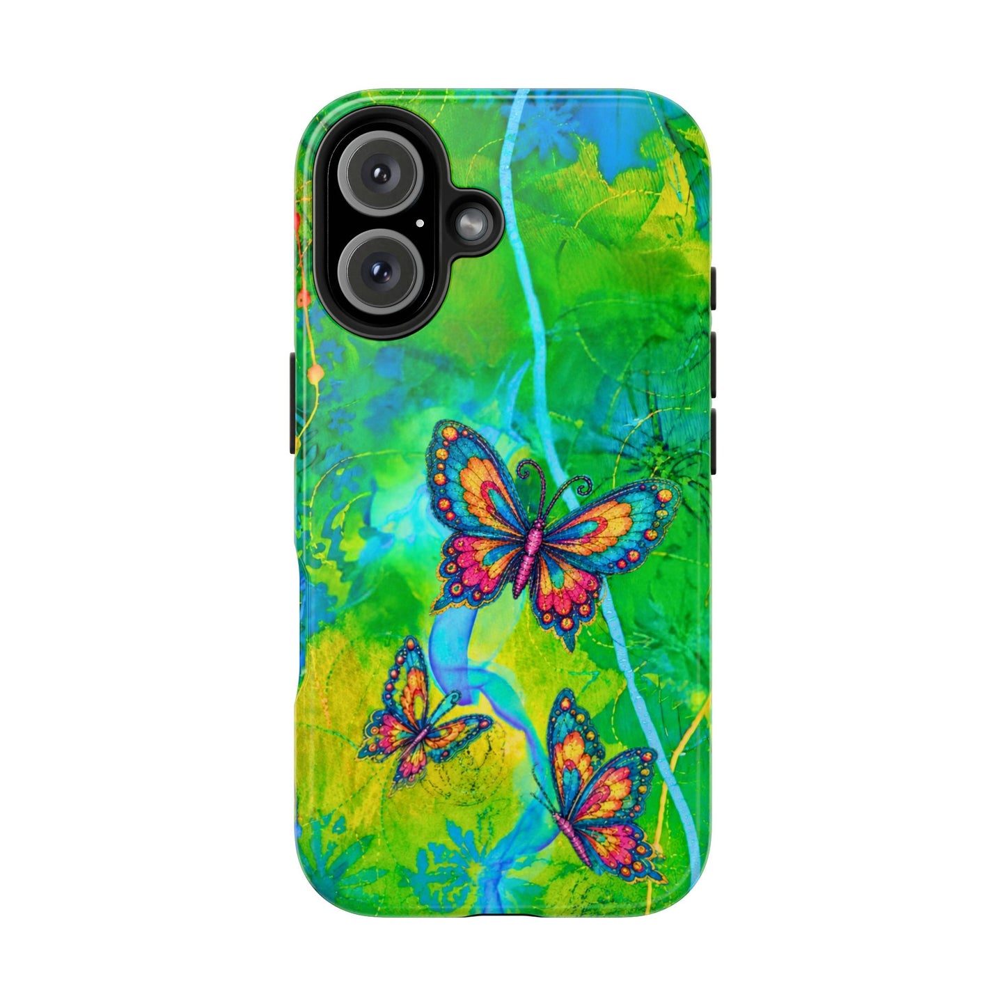 Morning Meditation - Butterfly Garden Tough Phone Case