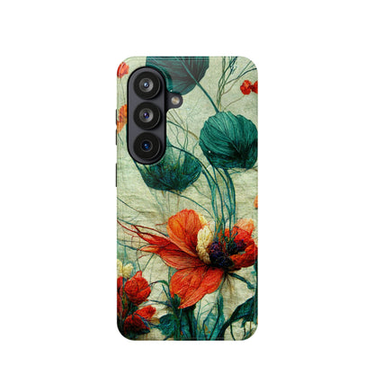 Red Flower Magnetic Phone Case – Samsung Galaxy S26