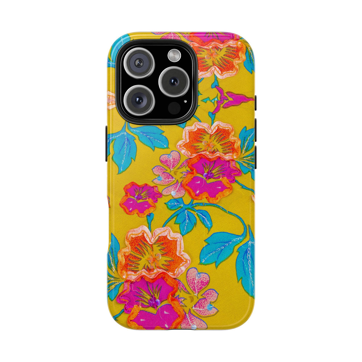Golden Garden Bloom Tough Phone Cases