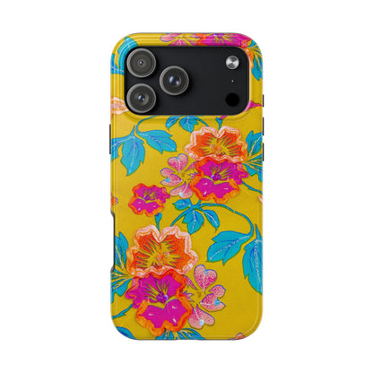 Golden Garden Bloom Tough Phone Cases
