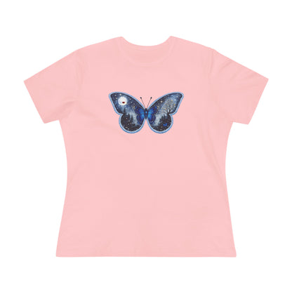 Blue Butterfly Artful Tee - Butterfly Dreamscape