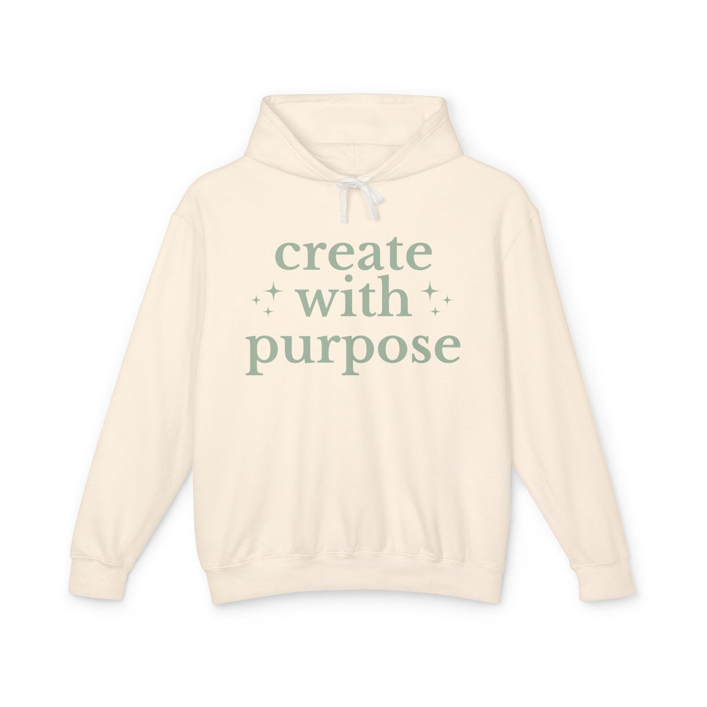 Create With Purpose - Unisex Lightweight Hoodie