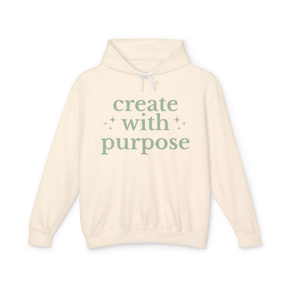 Create With Purpose - Unisex Lightweight Hoodie