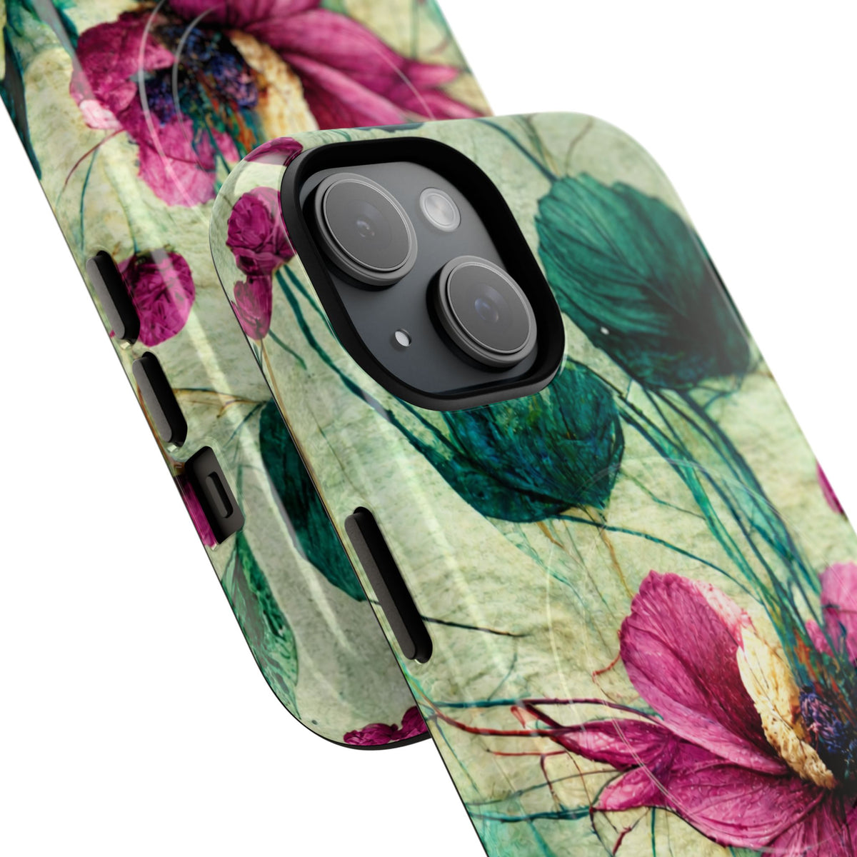 Patty's Plum Oriental Poppy Tough Magnetic Phone Cases for iPhone