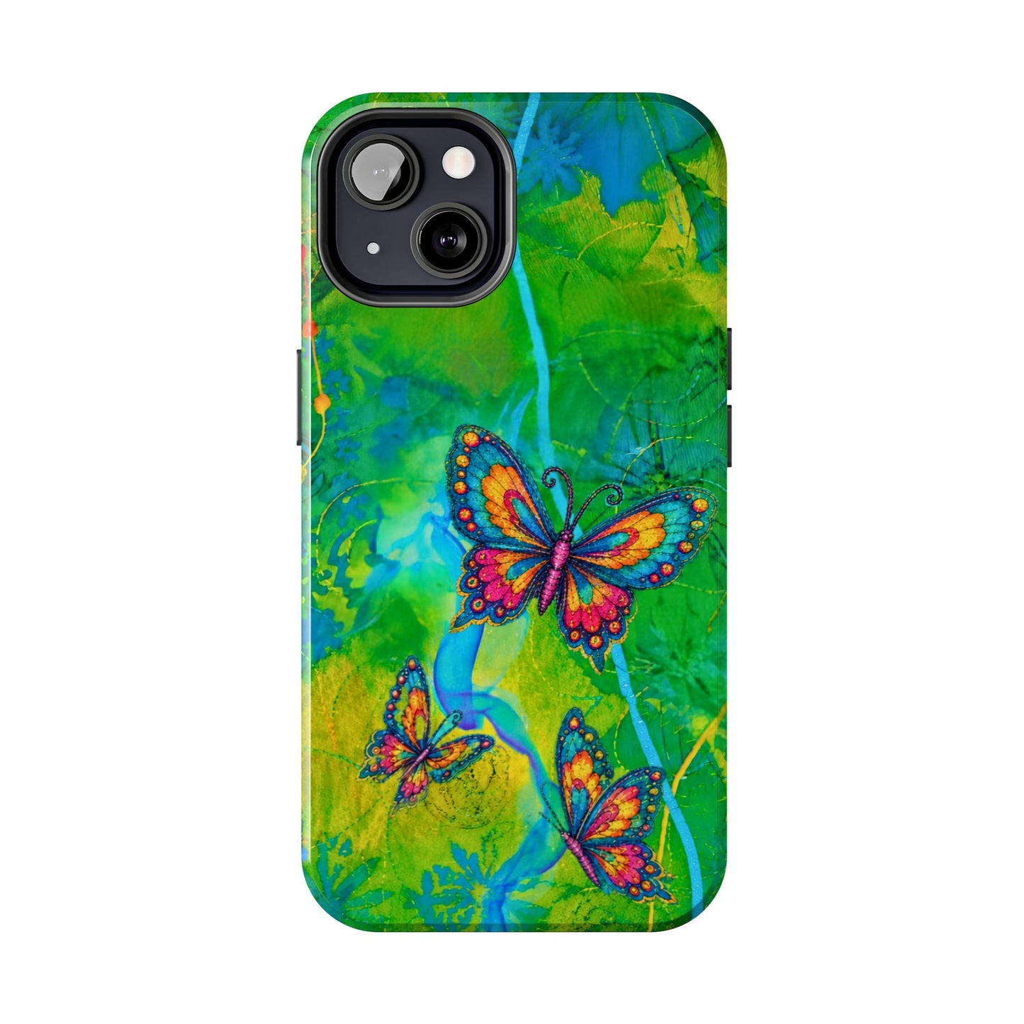 Morning Meditation - Butterfly Garden Tough Phone Case