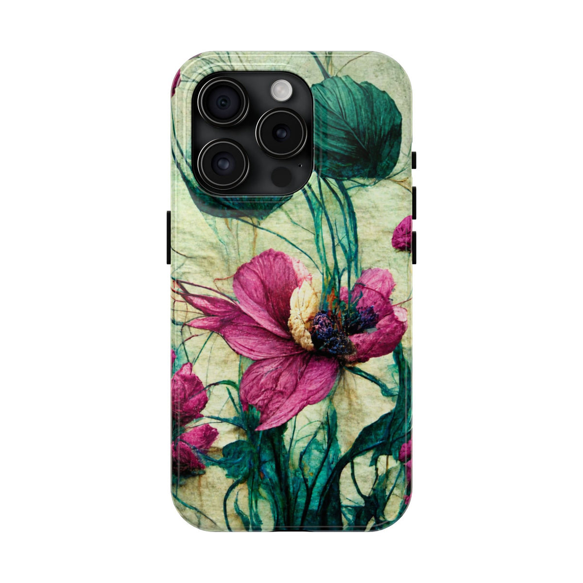 Patty's Plum Oriental Poppy Tough Phone Cases