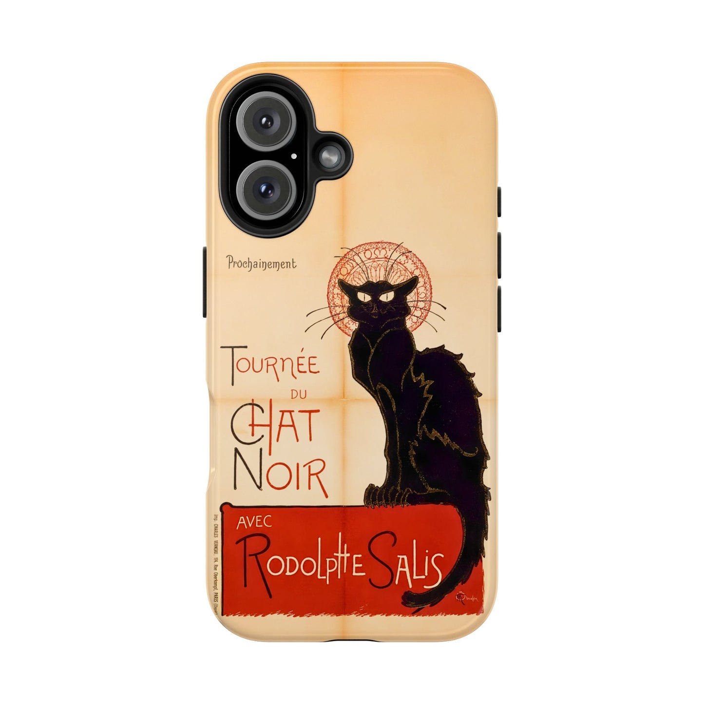 Art Nouveau: The Chat Noir (Black Cat) Tough Phone Cases